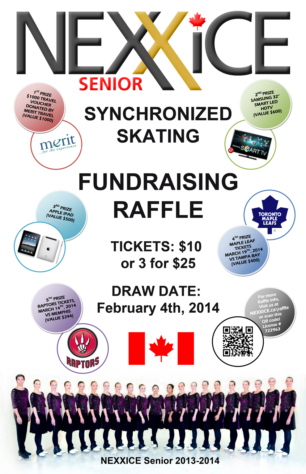 Senior Raffle Senior Team Fundraising Raffle | NEXXICE